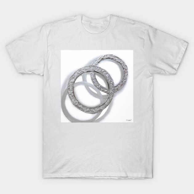 Silver Circles T-Shirt by osnattzadok